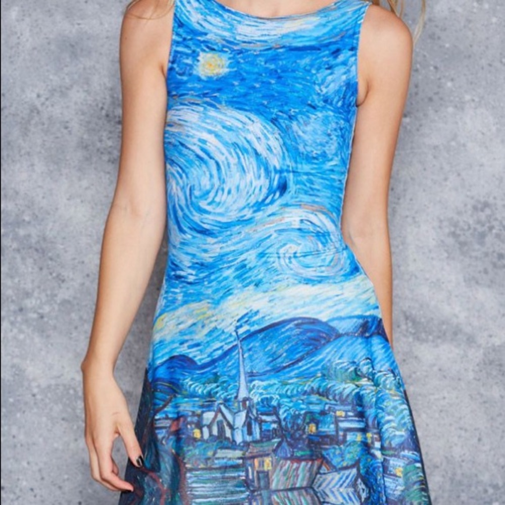 Blackmilk Starry Night play dress L